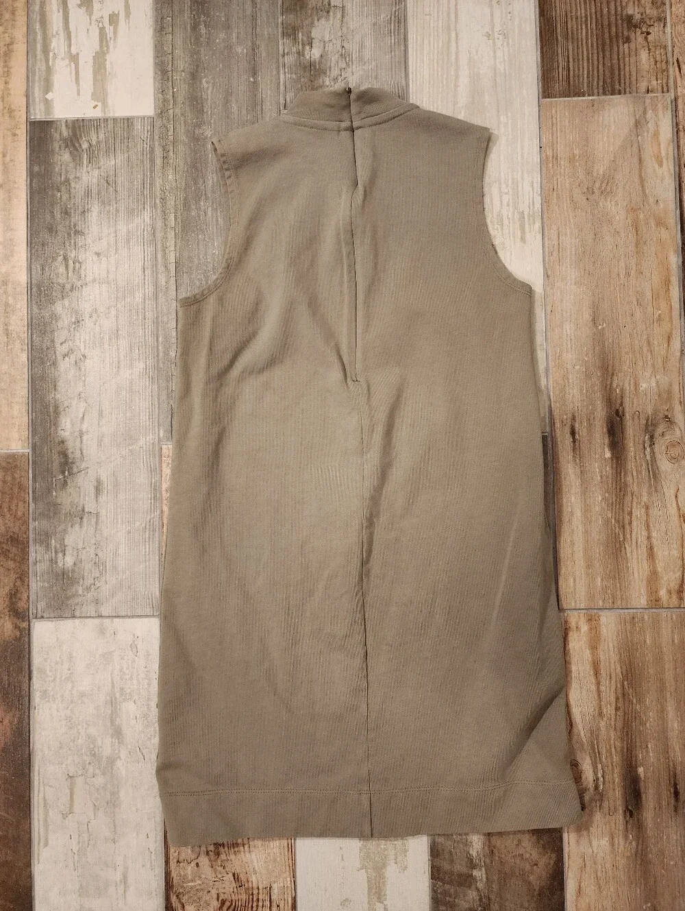 Nike Sleeveless Mock Neck Shift Dress in Olive